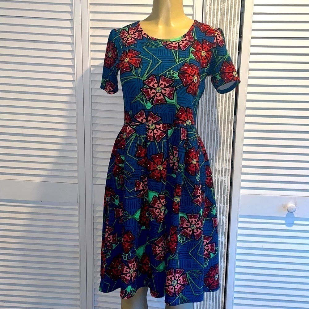 LuLaRoe Amelia Disney Nightmare Before Christmas Dress